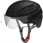 Cratoni Commuter - Helm speed pedelec met vizier - e-bike - Zwart